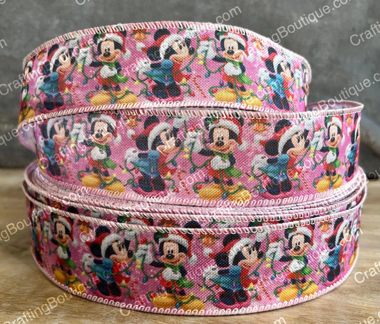 Wired Disney Christmas Ribbon