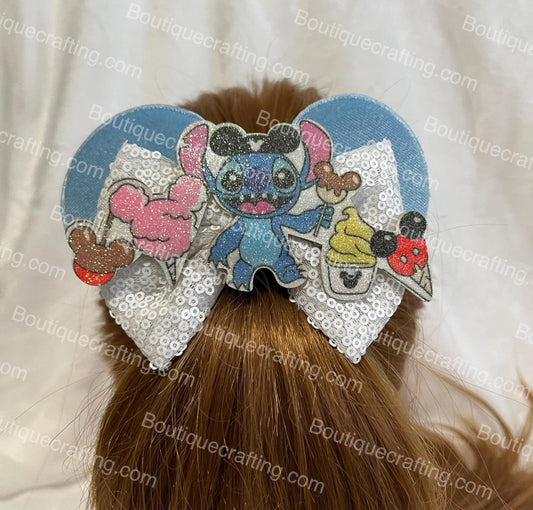 Stitch Mickey Ear Scrunchies