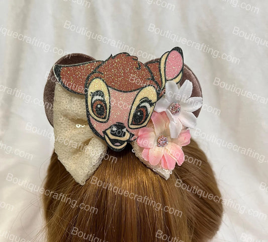 Bambi Mickey Ear Scrunchies