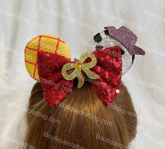 Toy Story Woody Mickey Ear Scrunchies