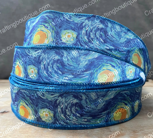 Wired Starry Night Ribbon