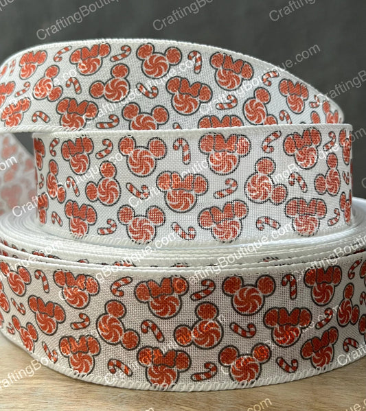 Wired Mickey Christmas Ribbon