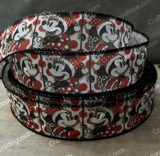 Wired Mickey Christmas Ribbon