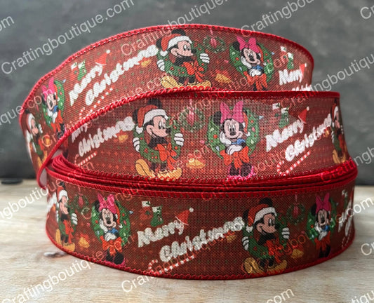 Wired Disney Christmas Ribbon