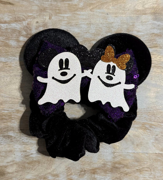 Halloween Mickey Ear Scrunchies