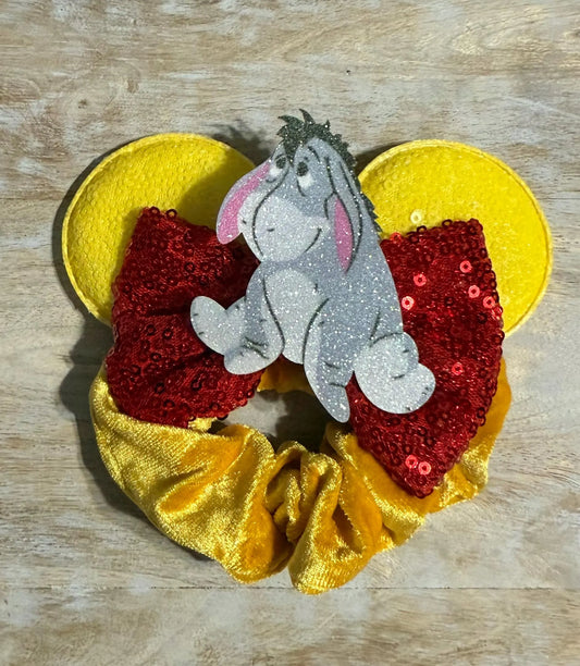 Winnie the Pooh Mickey Ear Scrunchies - Eeyore