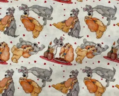 Disney Lady and the Tramp Fabric