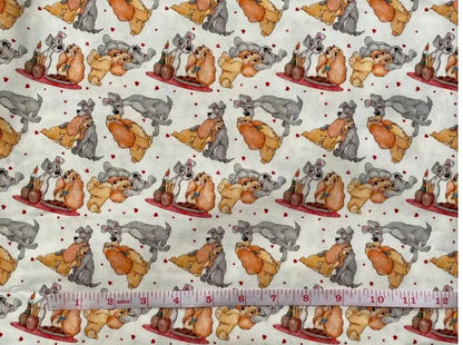 Disney Lady and the Tramp Fabric