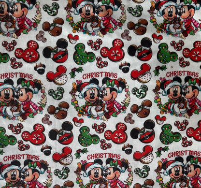Disney Christmas Fabric Collage