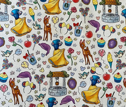 Disney Snow White and the Seven Dwarfs Park Fabric