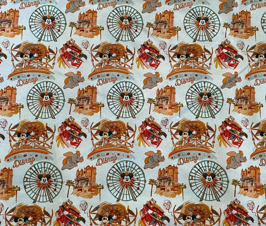 Disney Park Attraction Fabric