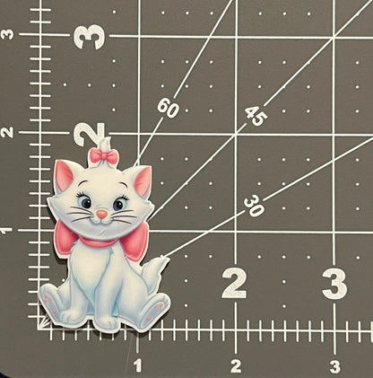 Disney Aristocats Flat Back Planar Resin - Marie