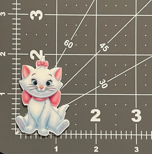 Disney Aristocats Flat Back Planar Resin - Marie