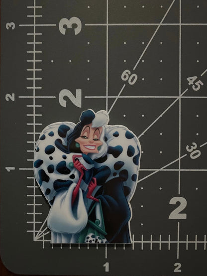 101 Dalmatians Flat Back Planar Resin - Cruella