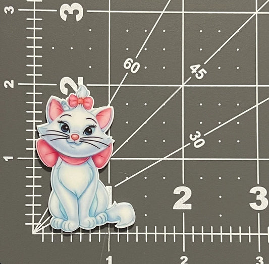 Disney Aristocats Flat Back Planar Resin - Marie
