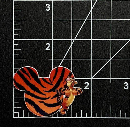 Disney Tigger Flat Back Planar Resin - Hidden Mickey