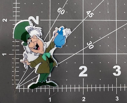 Alice In Wonderland Flat Back Planar Resin - Mad Hatter