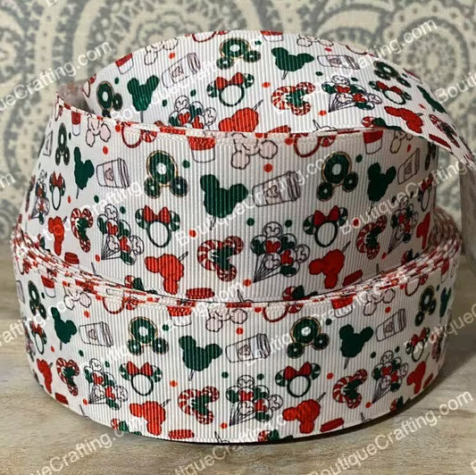 Disney Christmas Grosgrain Ribbon