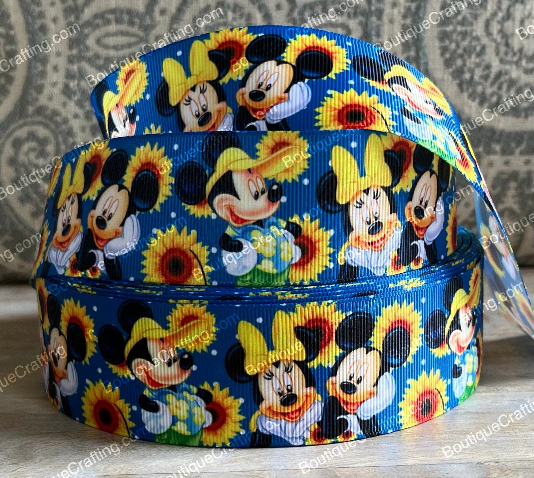 Disney Mickey and Friends Grosgrain Ribbon – Boutique Crafting