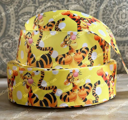 Disney Winnie the Pooh's Tigger Grosgrain Ribbon